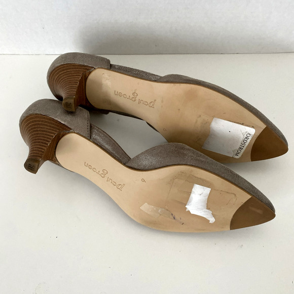 Paul Green Julia Metallic D'Orsay Pump Smoked Brushed Shimmer Point 6 UK… - Picture 8 of 9